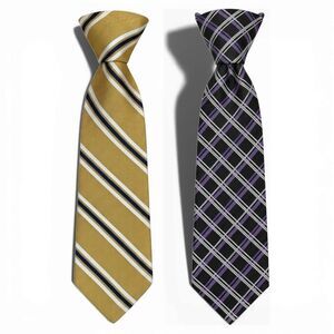 Lauren Ralph Lauren Men's 100% Silk Neckties Striped Repp Classic 2 Ties Lot